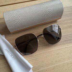 Jimmy Choo sunglasses with original case and dust cloth NWOT